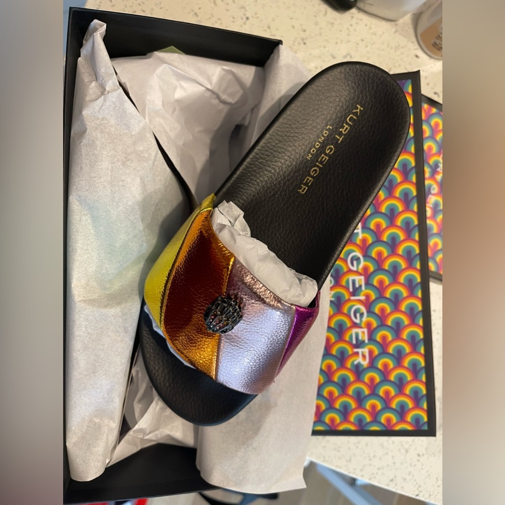 Kurt Geiger Meena Eagle Slides